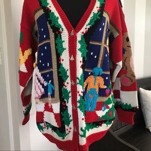 Vintage Original Berek Christmas Sweater